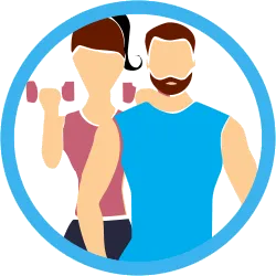 Our one on one personal trainers at home are able to customize easily each session to meet your health and fitness goals